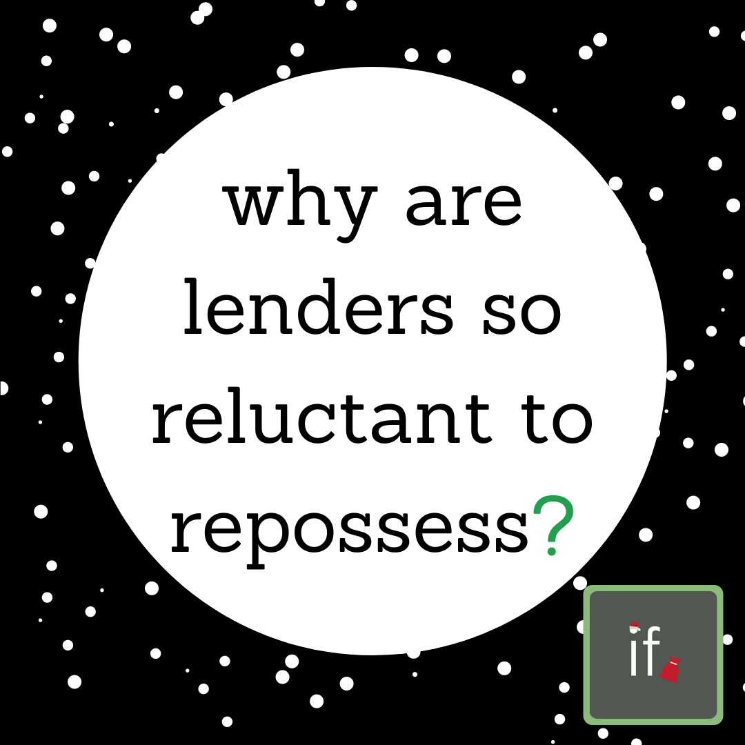 Why are lenders so reluctant to repossess?